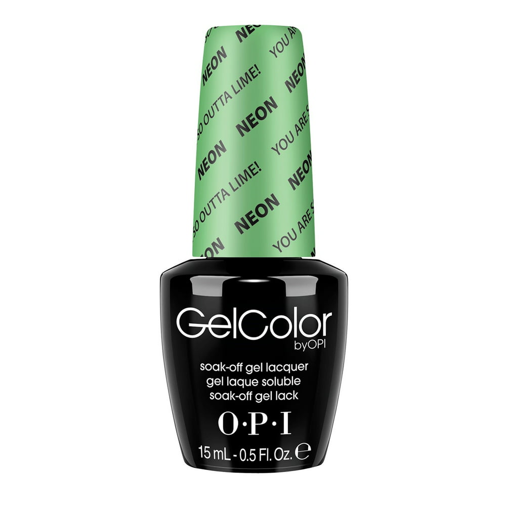 OPI - OPI GelColor Gel Nail Polish, You Are So Outta Lime!, 0.5 Fl Oz