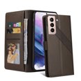 thumbnail image 5 of Dteck Case for Samsung Galaxy S22 Plus,Magnetic Leather Card Pocket Wallet Case Shockproof Rubber Kickstand Cover for Galaxy S22+ 5G,Brown, 5 of 5