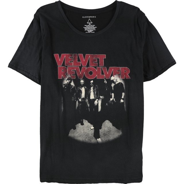 Elevenparis Mujer Velvet Revolver Graphic T-Shirt negro XL