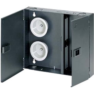 Pannet Fiber Enclosure,10.18in H,2.32in D,Black FWME2