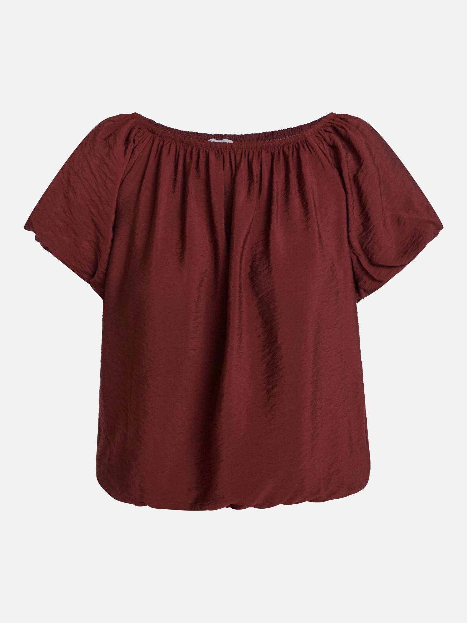 Scenario Women's Puff Sleeve Top, Sizes XS-XXXL