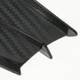 thumbnail image 3 of Milisten 1 Pair Black ABS Carbon Fiber Pattern Front Aerodynamic Winglets Improves Driving Performance 6.7x3.9x1.2in, 3 of 8