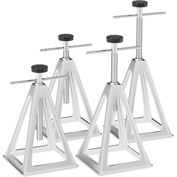 RV Stack Jacks 4 Pack with Storage Bag, Aluminum Stabilizer Jacks for RV Trailer Camper, Single Support Up to 6000 Lbs, Adjustable from 11" to 17"