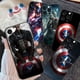 thumbnail image 2 of Marvel America capitán Cool para Apple iPhone 16 15 14 13 12 11 XS XR X Pro Max Plus Mini Funda negra para teléfono, 2 of 5