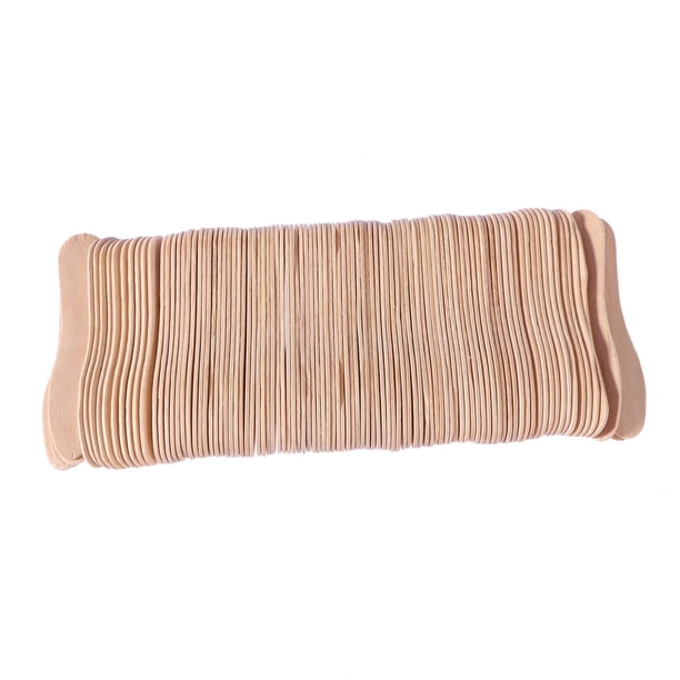 Xiao Hua 100 cucharas de madera para helado, productos de madera, cucharas para degustación de helado