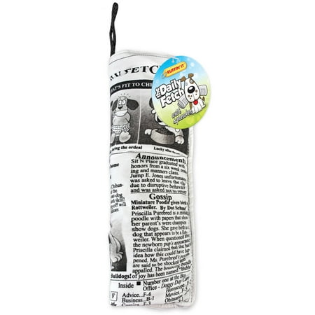 Crinkle Buckle - Crinkle Stuffed Daily Fetch Doggy Newspaper Dog Toy