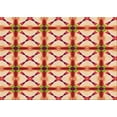 thumbnail image 1 of Ahgly Company Indoor Rectangle Patterned Lava Red Area Rugs, 4' x 6', 1 of 6