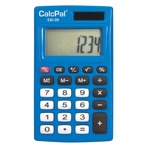EAI Education CalcPal EAI90 Basic 4 Function Calculator