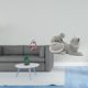 thumbnail image 2 of Estatua de resina de un gato pensativo sentado. Figura decorativa de escritorio. Hecha de resina. Ideal para regalar. Decoración para el hogar y la of, 2 of 8