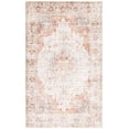 thumbnail image 2 of Safavieh Arizona Giffard Oriental Machine Washable Area Rug, Beige/Rust, 5' x 8', 2 of 11