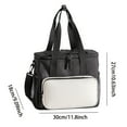 thumbnail image 3 of Pisexur Batería de cocina Bolsa de almuerzo unisex mejorada, mochila portátil de cuatro capas con bloqueo de temperatura/para llevar en la mano, ideal para exteriores para la cocina del hogar, 3 of 6