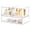 2 Small+1 Wide, variant on 2 Pack Stackable Makeup Organizer 12.1''l Bathroom And Storage Undersink Drawer Cosmetics Beauty Supplies Clear Plastic Bins For Desk Cabinet Kitchen Vanity Pantry