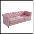 thumbnail image 5 of Chesterfield Velvet Sofa 84.65 inch for Living Room, 5 of 5
