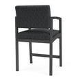 thumbnail image 5 of Lesro Lenox Steel Fabric Hip Waiting Room Guest Chair in Charcoal/Adler Nocturnal Black, 5 of 5