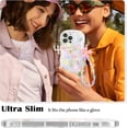 thumbnail image 2 of for iPhone 13 Pro Max Case, Cute Colorful Flower Curly Wave Clear Case with Lovely Flower Bracelet Chain for Women Girls Soft TPU Shockproof Protective Case Cover for iPhone 13 Pro Max, 2 of 14