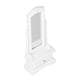 thumbnail image 4 of Espejo De Tocador De Casa De Muñecas, Modelo De Espejo De Tocador De Casa De Muñecas Compacto Portátil Simulado Para Jardín De Infantes Para Coleccionista De Casa De Muñecas Cergrey Blanco, 4 of 8