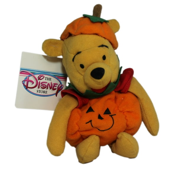 Disney Plush: Pooh Bear as a Pumpkin | Stuffed Animal