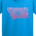 thumbnail image 4 of Inktastic Montana Silhouette Mandala Youth T-Shirt, 4 of 5