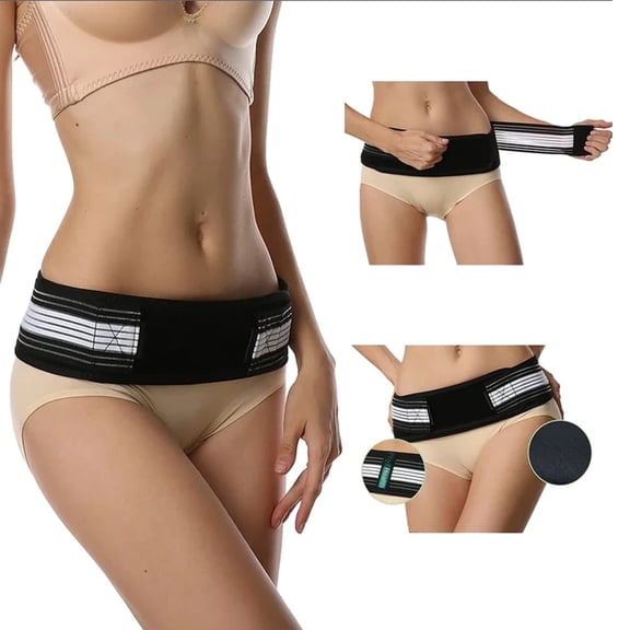 Ultimate Relief For Sciatica & Lower Back Pain, Sacroiliac SI Joint Hip Belt, Lower Back Support Brace for Men and Women, Pelvic Support Belt, Trochanter Belt