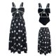 thumbnail image 2 of MKLEKYY Trajes De Baño Mujer Dos Piezas Trendy Summer Women'S Swimsuit With V Neck Hollow Design And Polka Dot For Pool And Beach Wear, 2 of 5