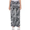 thumbnail image 1 of Tommy Hilfiger Pantalones de pierna ancha casuales florales para mujer, negro, grande Tommy Hilfiger Pierna ancha, 1 of 1