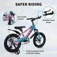 "Wanan 16"" Kids Bike for 812 Years, Detachable Training Wheels