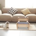 thumbnail image 4 of WRITWAA 2 Step Wooden Pet Stairs Dog Bed Steps For Senior Dogs Easy To Climb Dog Ramp For Small Dogs Non-Slip Surface, 4 of 6