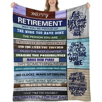 Retirement Gifts for Women 2023, Retirement Blanket, Retired Gifts for Women Men | Retirement | Gifts for Retired Dad Mom Grandpa Grandma Coworker Friends Nurse Teacher Doctor