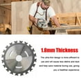 thumbnail image 4 of Mistaha Alloy Steel 4-Inch 40-Tooth Dual-Direction Woodworking Saw Blade-Professional-Grade Circular Cutting Tool for Woodworking Projects-110*20*1.8mm, 4 of 5