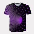 thumbnail image 1 of T-Shirt 3D Printed Simple Casual Men's T-Shirt 3D Digital Printing T-Shirt Swirl Pattern Men and Women Couple Tops, 1 of 3