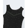thumbnail image 5 of ranrann Kids Girls Ballet Dance Leotard Dress Sleeveless Figure Ice Skating Performance Black 8, 5 of 7