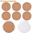 thumbnail image 3 of BUYISI Cork Sheets With Adhesive Backing 2Mm Thick Set Of 50 For Coasters And Crafts Circle, 3 of 5