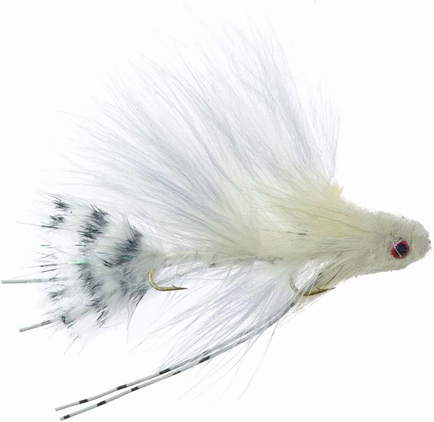 The Fly Fishing Place Mini Dungeon Articulated Streamers Collection Trout Bass Stinger Fly Fishing Flies - Set of 4 Hook Size 6