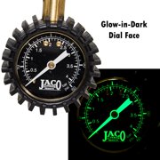 JACO BikePro Presta Tire Pressure Gauge - 60 PSI | Presta/Schrader (Mountain Bikes)