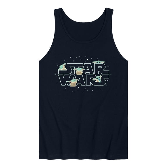 Star Wars - The Mandalorian Grogu Star Wars - Men's Sleeveless Graphic Tank
