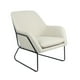 thumbnail image 3 of Sillón Individual Top Living con Taburete Reposapiés Terciopelo Beige, 3 of 12