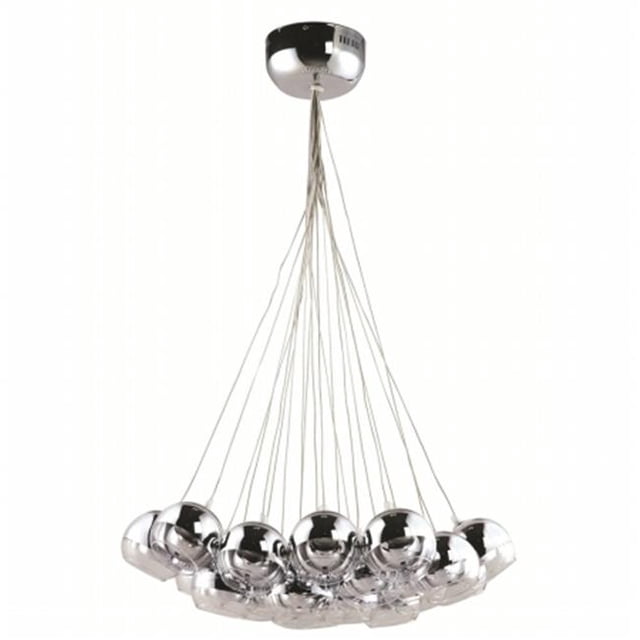 Fine Mod Imports FMI8011-silver Cup Hanging Chandelier, Silver