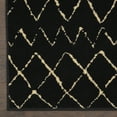 thumbnail image 4 of Nourison Grafix Modern Moroccan Black 3'9" x 5'9" Area Rug, (4' x 6'), 4 of 8