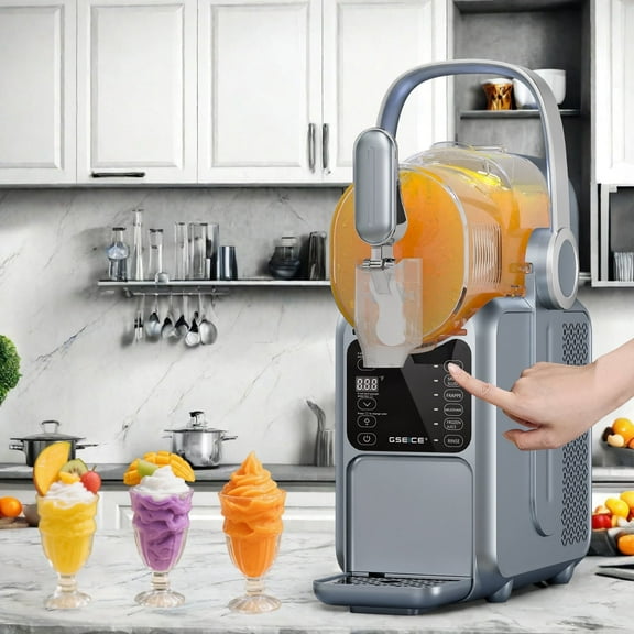 Slushie Machine 101oz Frozen Drink Maker for Margaritas Frappes Milk Shake, Gray