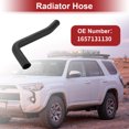 thumbnail image 3 of Manguera del radiador Unique Bargains para Toyota FJ Cruiser 4.0L 2007-2009 No.1657131130 Goma Negra, 3 of 7