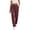Wine, variant on snilers Womens Yoga Pants High Waisted Straight Leg Workout Leggings Hiking Outdoor Athletic Summer Casual Pants with Pockets L