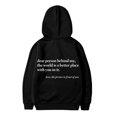 thumbnail image 5 of Boys Sweatshirt Girl's Hoodie Long Sleeve Soft Sweatshirt Graphic Hoody Kids Cute Pullovers Top Clothes For Girls Toddler Zip Up Hoodie (Black,100 3-4 Years), 5 of 5