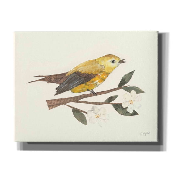 Epic Graffiti 'Birds and Blossoms I' by Courtney Prahl, Canvas Wall Art, 34"x26"