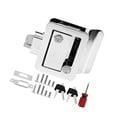 thumbnail image 3 of Siruishop RV Door Lock Replacement Entry Door Lock Latch for Caravans Cargo Hauler Argent, 3 of 8