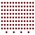 thumbnail image 3 of MERIGLARE 100Pcs Acrylic Cubes Blocks, Building Blocks Educational Six Sided Learning Board Game, Sensory Training Toys for Imagination red, 3 of 9
