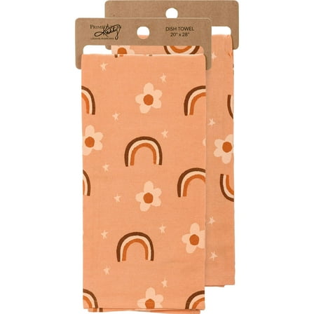 Primitives by Kathy 112592 Kitchen Towel Rainbows, 28-inch