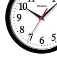 thumbnail image 6 of Westclox Ventura Wall Clock Analog 10 inch Black Case White Dial 461861, 4-Pack, 6 of 8
