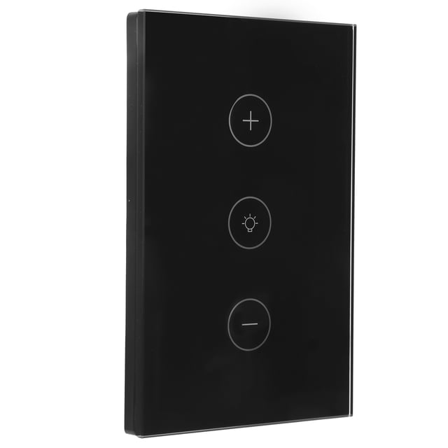 WIFI Light On Off, Smart Touch Switch APP Control For Exhibition Hall For Apartment For Villa For TUYA For Duplex For Office Building Black