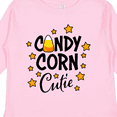thumbnail image 4 of Inktastic Candy Corn Cutie with Stars Girls Long Sleeve Toddler T-Shirt, 4 of 5