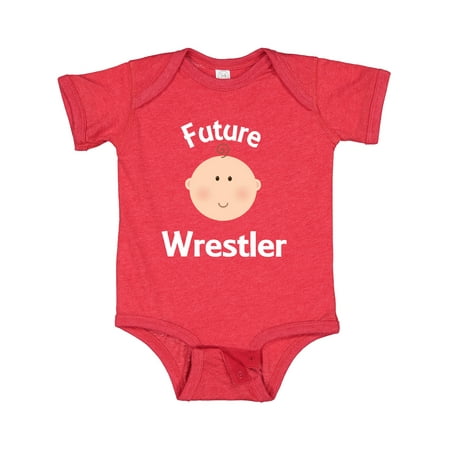 

Inktastic Wrestling Future Wrestler Gift Baby Boy or Baby Girl Bodysuit